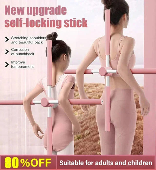 🔥50% DI SCONTO ORA! Bastone Yoga Correttore di Postura – Raddrizza schiena e spalle, elimina la cattiva postura, semplice da usare per adulti e bambini✨