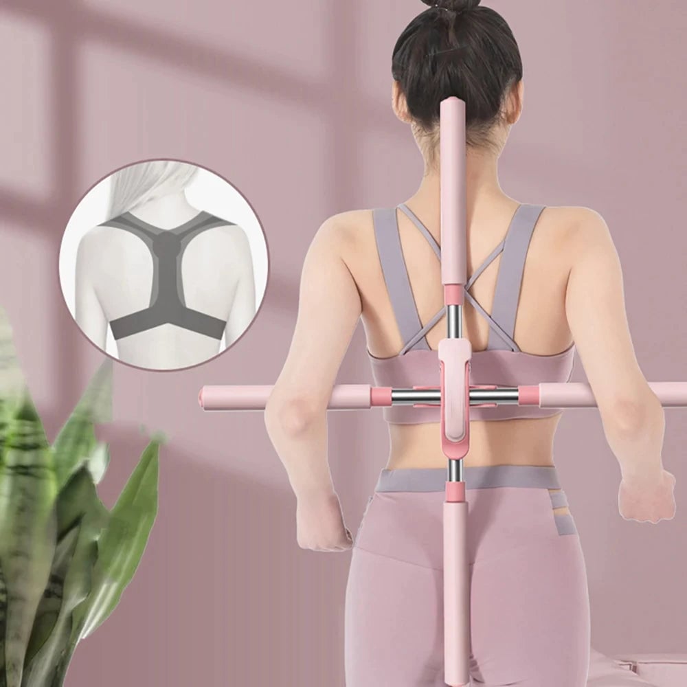 🔥50% DI SCONTO ORA! Bastone Yoga Correttore di Postura – Raddrizza schiena e spalle, elimina la cattiva postura, semplice da usare per adulti e bambini✨