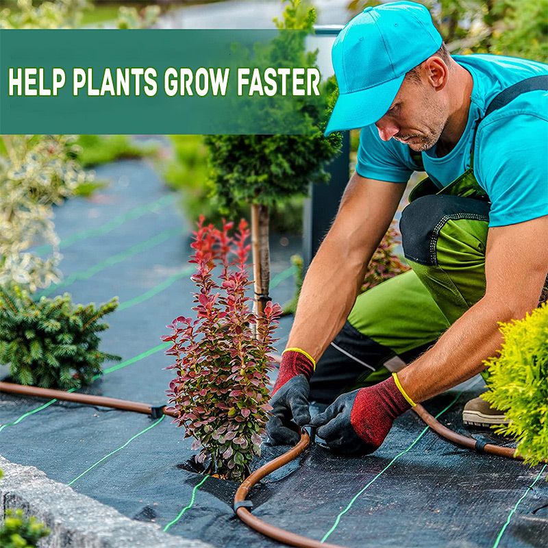 🌱 Telo Anti-Erbacce per Giardino, Orto & Vialetti – Blocca le Infestanti | Traspirante & Permeabile | Facile da Tagliare | 170 g/m² | 5 Misure 🪴✨