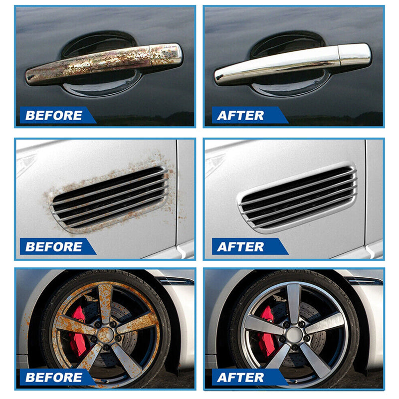 🚗 ACQUISTA 2, OTTIENI 1 GRATIS! ⚙️ Spray Rimuovi-Ruggine per Auto – Elimina Particelle di Ferro, Sicuro sulla Vernice & Facile da Usare 🧽
