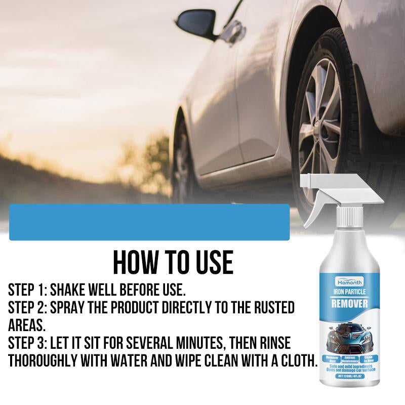 🚗 ACQUISTA 2, OTTIENI 1 GRATIS! ⚙️ Spray Rimuovi-Ruggine per Auto – Elimina Particelle di Ferro, Sicuro sulla Vernice & Facile da Usare 🧽