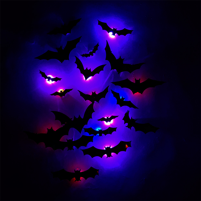 💥💥🦇Pipistrelli illuminati 3D di Halloween