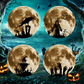 💥💥🦇Pipistrelli illuminati 3D di Halloween