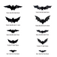 💥💥🦇Pipistrelli illuminati 3D di Halloween