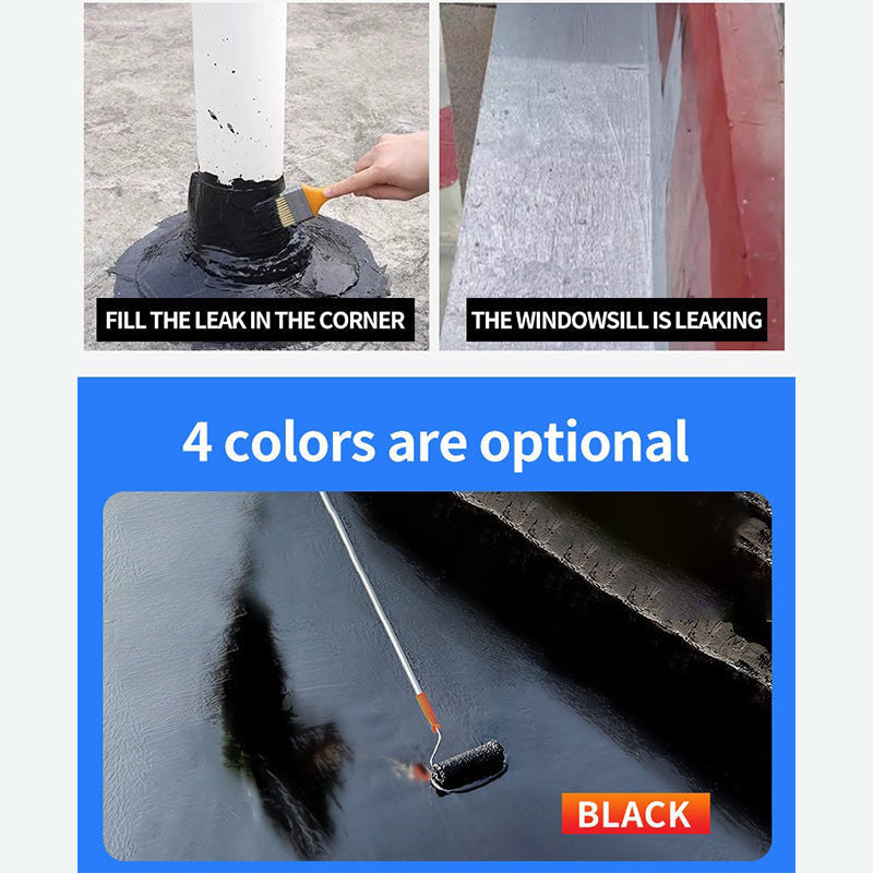 🥳2026 HOT SALE🥳💞57K+ SOLD!🏠💧 54% OFF! Anti‑Leakage Roof Sealant – Seals cracks instantly, flexible & weatherproof. Safe & odorless. 1kg. 🛡️✨