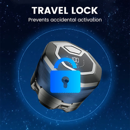 Kit rasoio per la testa impermeabile 6D per uomini calvi