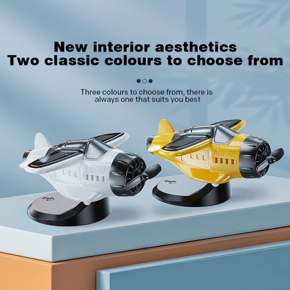 Decorazioni per auto a forma di aereo alimentate a energia solare