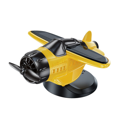 Decorazioni per auto a forma di aereo alimentate a energia solare