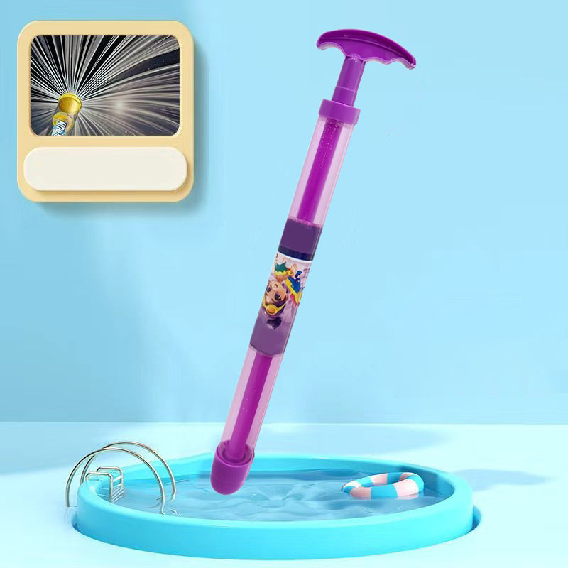Pistola ad acqua con effetto fuochi d'artificio a estrazione