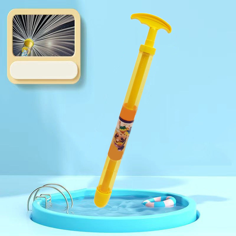Pistola ad acqua con effetto fuochi d'artificio a estrazione