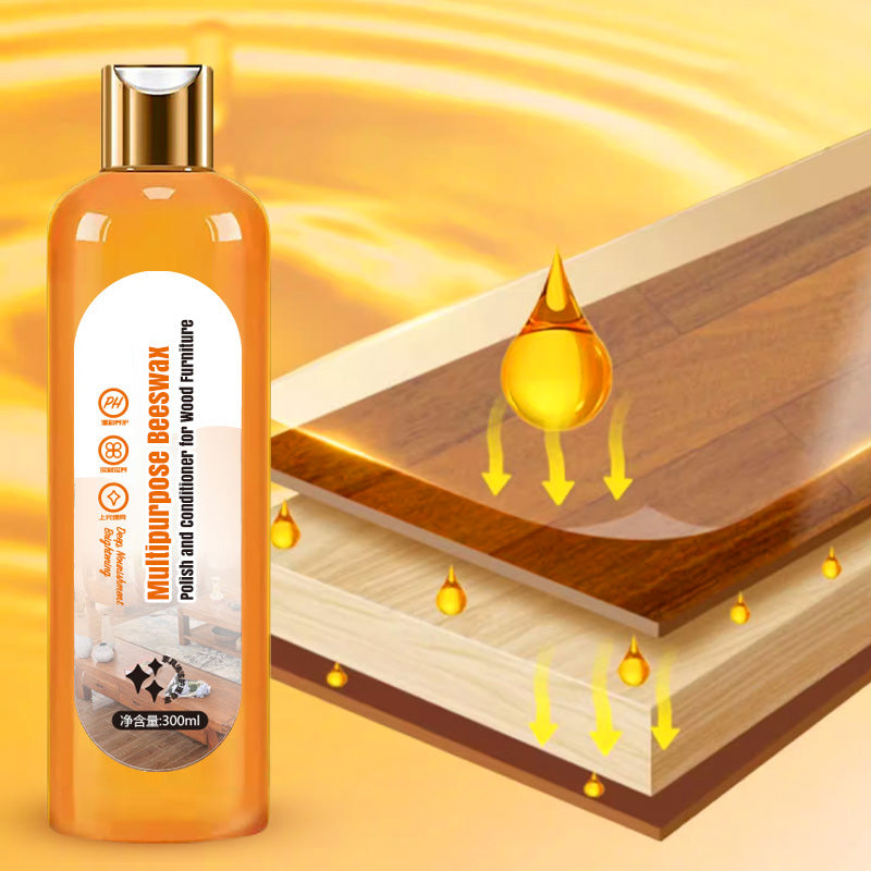 Multiuso Lucidante e Trattamento Nutriente alla Cera d'Api per Mobili in Legno