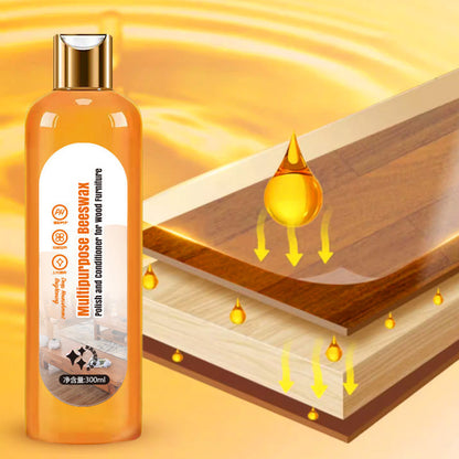 Multiuso Lucidante e Trattamento Nutriente alla Cera d'Api per Mobili in Legno