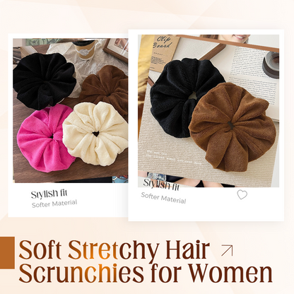 Scrunchie Morbidi ed Elastici per Capelli da Donna