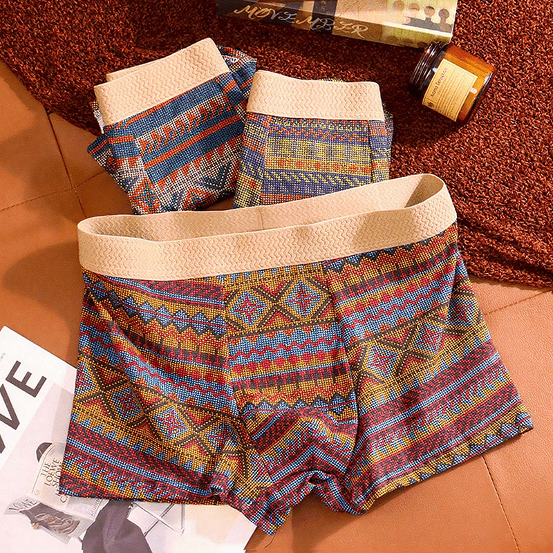 Boxer Uomo Comodi in Cotone | Stile Color Block di Tendenza