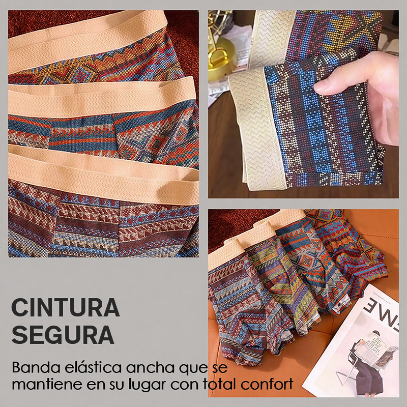 Boxer Uomo Comodi in Cotone | Stile Color Block di Tendenza