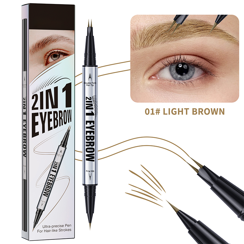 Penna per sopracciglia impermeabile 2 in 1