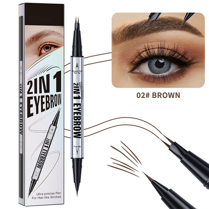 Penna per sopracciglia impermeabile 2 in 1