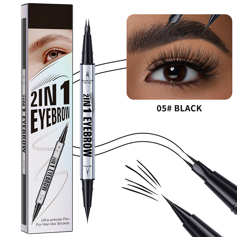 Penna per sopracciglia impermeabile 2 in 1
