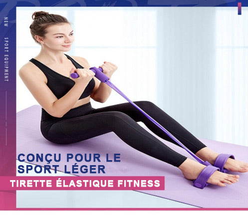 VENDITA CALDA ESTIVA - 49% OFF 32 Fasce di resistenza per il fitness - 4 tubi - pedale - carrucola - caviglia