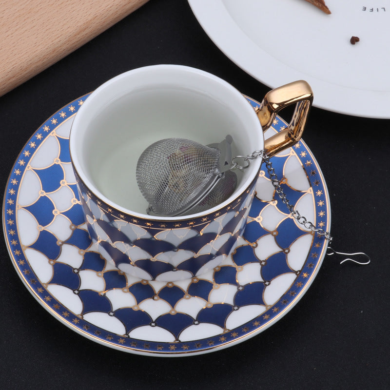 🍵✨304 rustfritt stål krydder- og tefilter (3 stk)