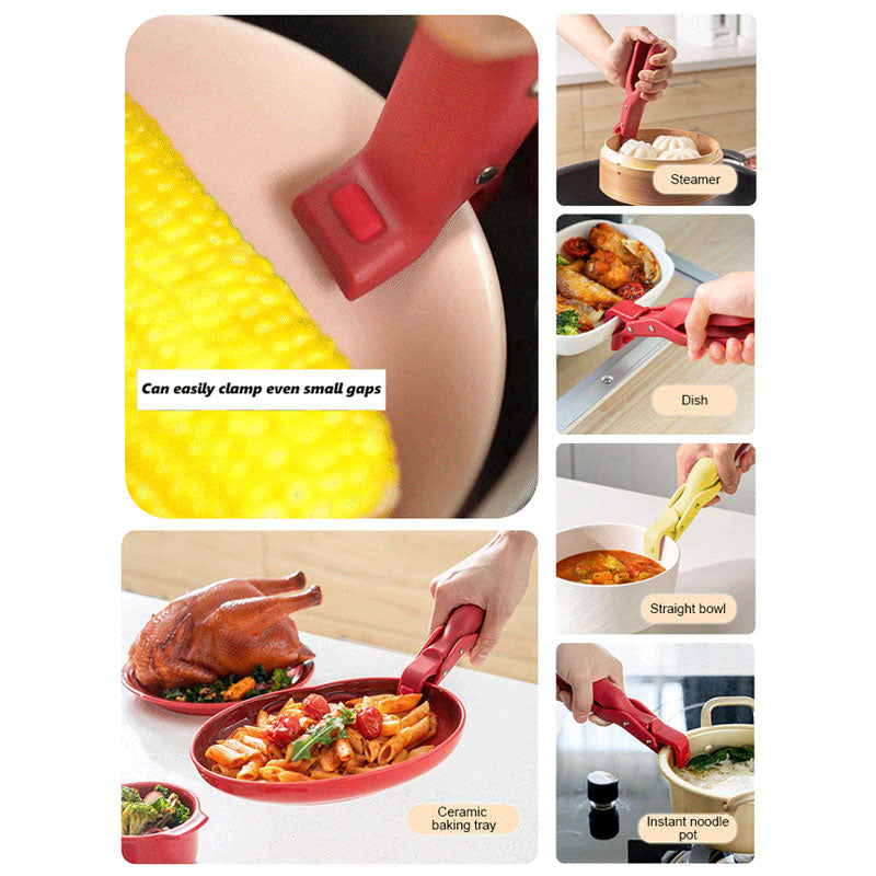 Clip porta ciotole multiuso anti-scottatura per la cucina
