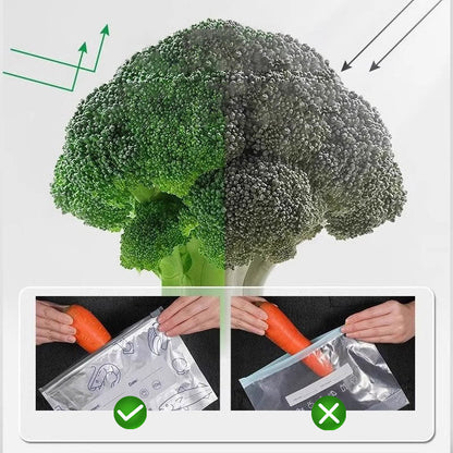 🔥Acquista 1 e ricevi 1 gratis✨Buste Riutilizzabili per Alimenti in Alluminio con Chiusura Ermetica