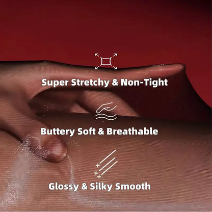 ✨ KAUFE 1 ERHALTE 1 GRATIS! 🔥 Collant Donna Alta Vita Trasparente - Invisibile & Comfort, Perfetto per Tutti i Giorni 👑