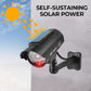 Telecamera finta di sicurezza a energia solare