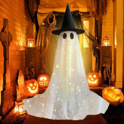 🎁Offerta Halloween SCONTO 50%🎃🌠 Fantasma Luccicante Gigante 65 Pollici 👻