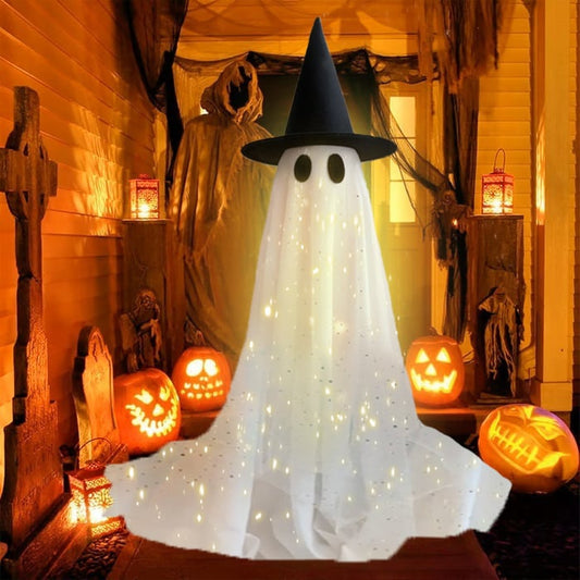 🎁Offerta Halloween SCONTO 50%🎃🌠 Fantasma Luccicante Gigante 65 Pollici 👻