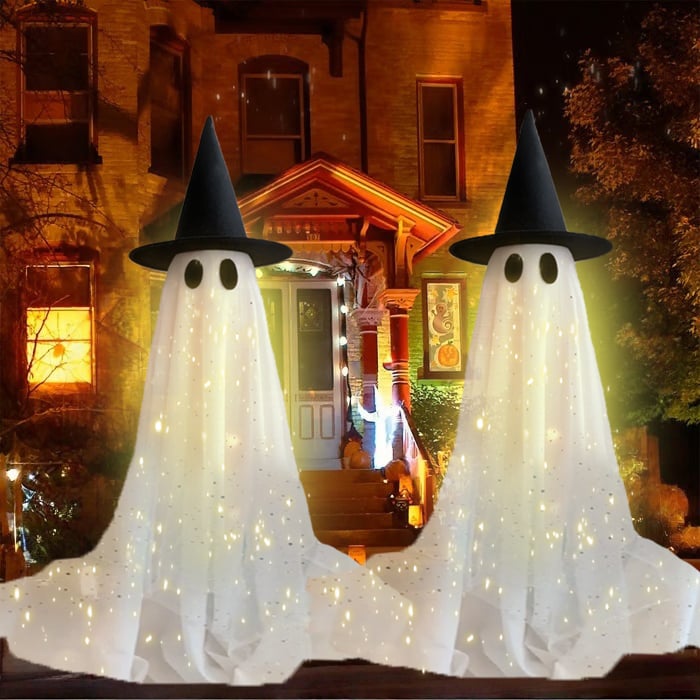 🎁Offerta Halloween SCONTO 50%🎃🌠 Fantasma Luccicante Gigante 65 Pollici 👻