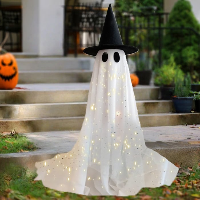 🎁Offerta Halloween SCONTO 50%🎃🌠 Fantasma Luccicante Gigante 65 Pollici 👻