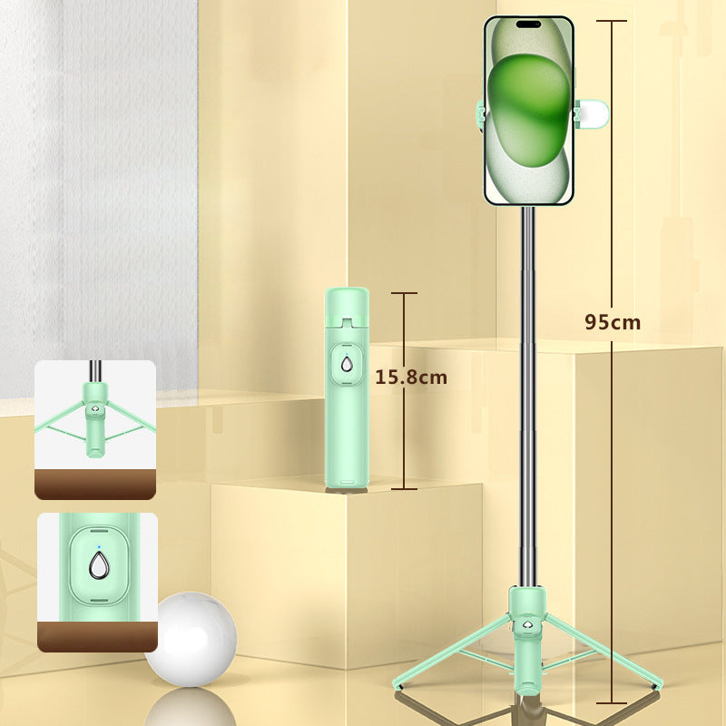 Treppiede portatile per selfie con Bluetooth a 4 gambe