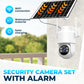 Set di telecamere di sicurezza wireless a energia solare con allarme