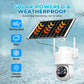 Set di telecamere di sicurezza wireless a energia solare con allarme