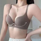 Women's Solid Color Seamless & Wire-Free Push-up Bra with Shaping Support