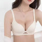 Women's Solid Color Seamless & Wire-Free Push-up Bra with Shaping Support