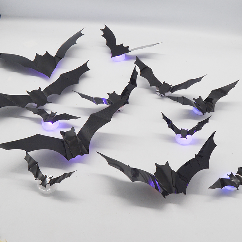 🎉 2026 Sale — Over 26,000 Sold! 💞 Halloween 3D Bat LED Wall Light Decor