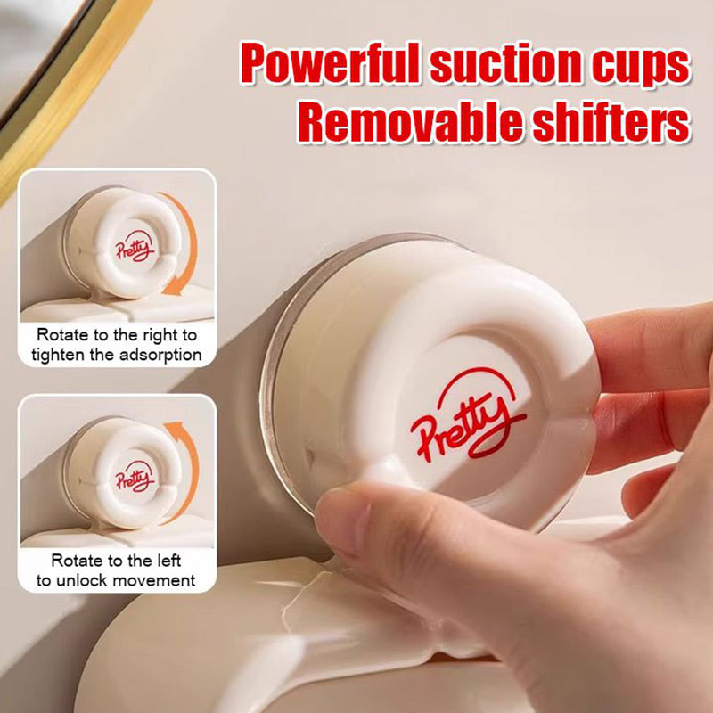 🧼✨ Portasapone da parete con ventosa e coperchio ribaltabile – Dì Addio al sapone bagnato e alla sporcizia! 🚫 Montaggio senza fori, vassoio raccogliacqua, facile da pulire, per bagno 🛁 ✨