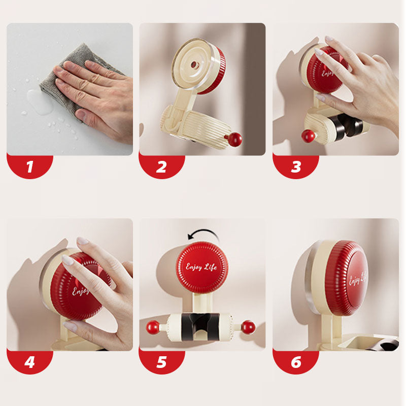 Supporto doccia regolabile con ventos