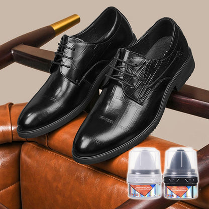 Crema lucidante universale neutra per scarpe con spugna