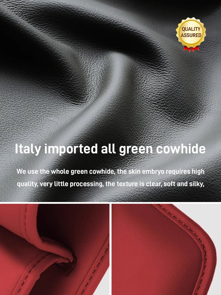 Organizer per Spazio Sedile Auto in Pelle - Contenitore Portaoggetti Universale