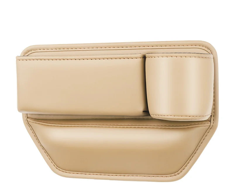 Organizer per Spazio Sedile Auto in Pelle - Contenitore Portaoggetti Universale
