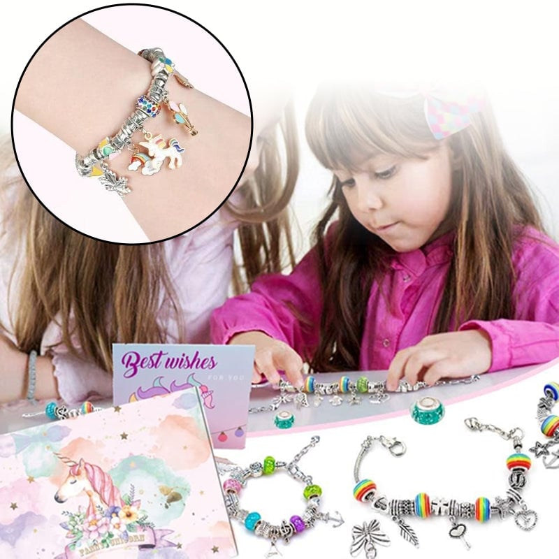 ⏳50% di sconto per un periodo limitato⏰Kit per creare braccialetti con charm | Perline e confezioni regalo💎🎁