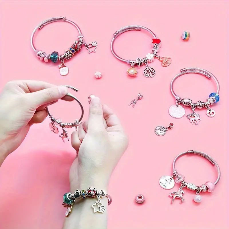 ⏳50% di sconto per un periodo limitato⏰Kit per creare braccialetti con charm | Perline e confezioni regalo💎🎁