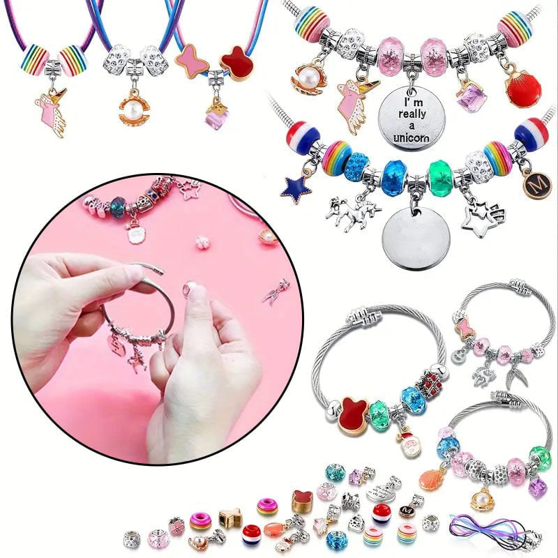 ⏳50% di sconto per un periodo limitato⏰Kit per creare braccialetti con charm | Perline e confezioni regalo💎🎁