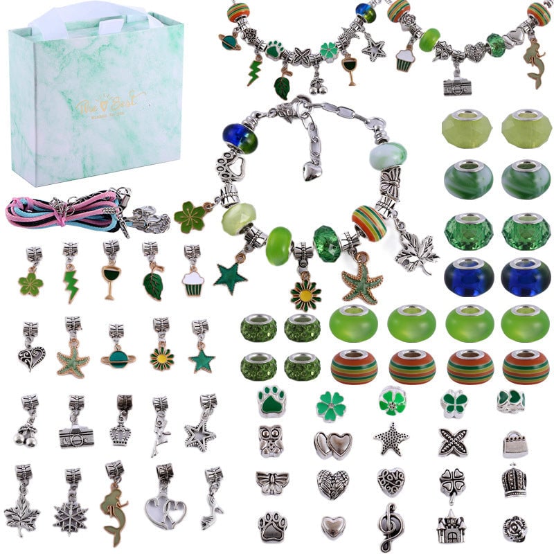 ⏳50% di sconto per un periodo limitato⏰Kit per creare braccialetti con charm | Perline e confezioni regalo💎🎁
