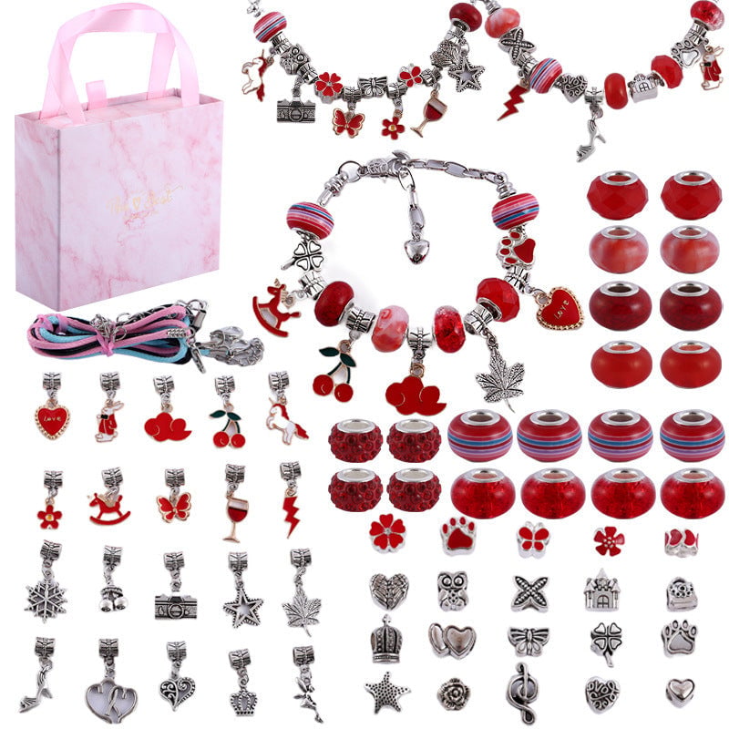 ⏳50% di sconto per un periodo limitato⏰Kit per creare braccialetti con charm | Perline e confezioni regalo💎🎁