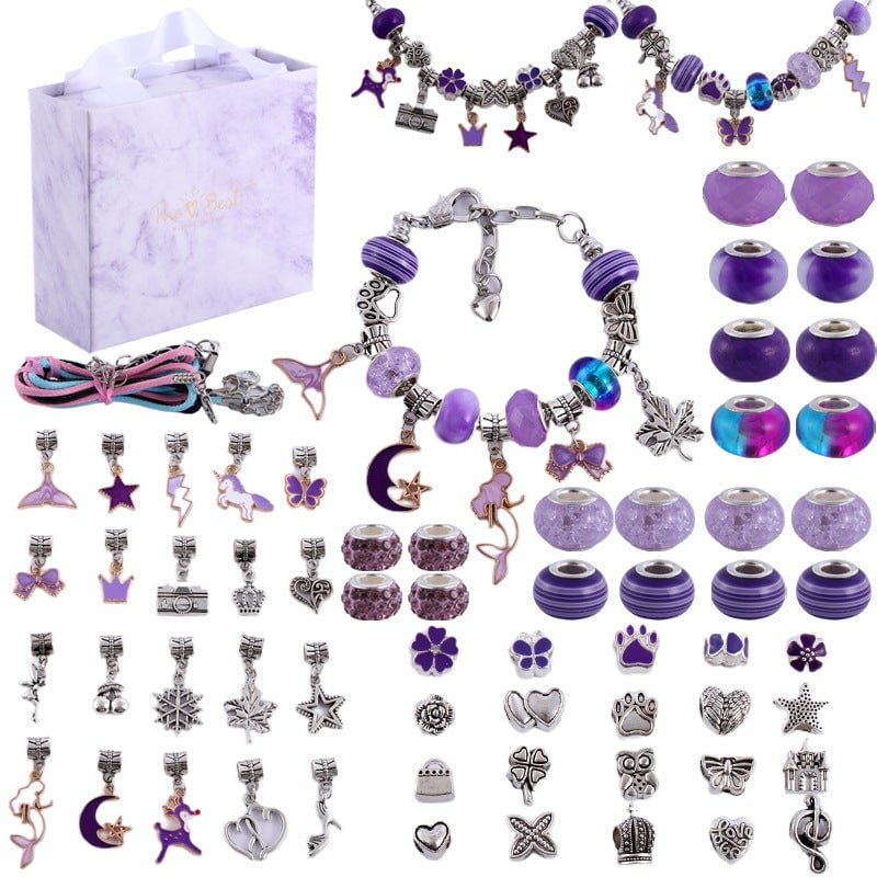 ⏳50% di sconto per un periodo limitato⏰Kit per creare braccialetti con charm | Perline e confezioni regalo💎🎁