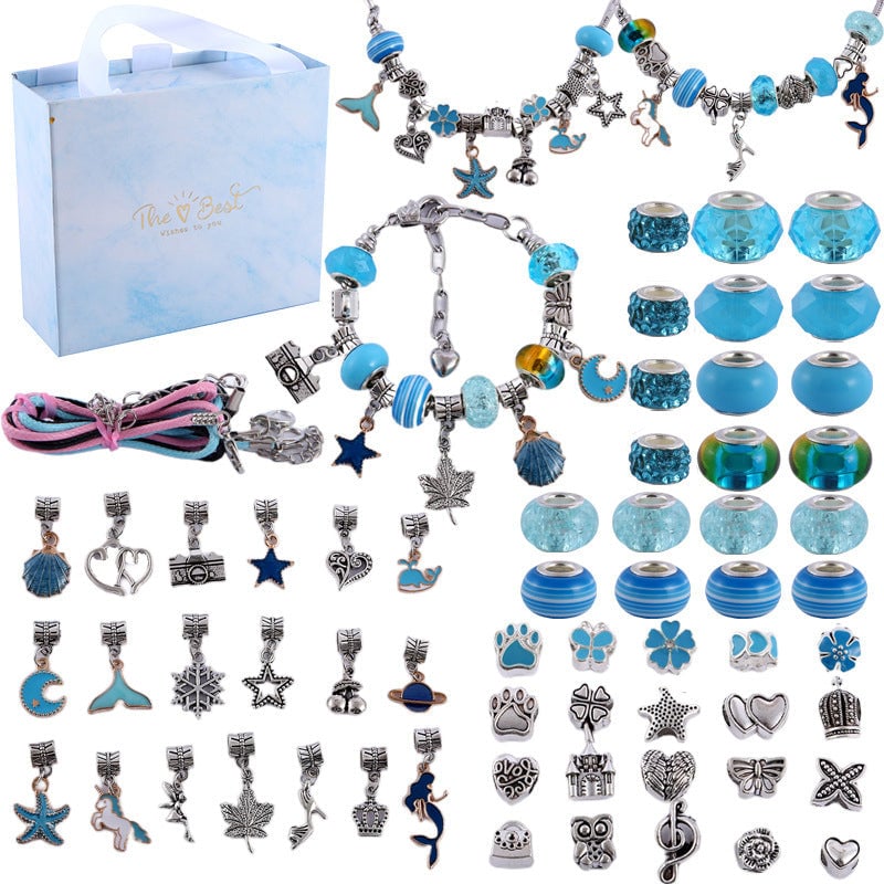 ⏳50% di sconto per un periodo limitato⏰Kit per creare braccialetti con charm | Perline e confezioni regalo💎🎁